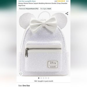 White Sequin Loungefly